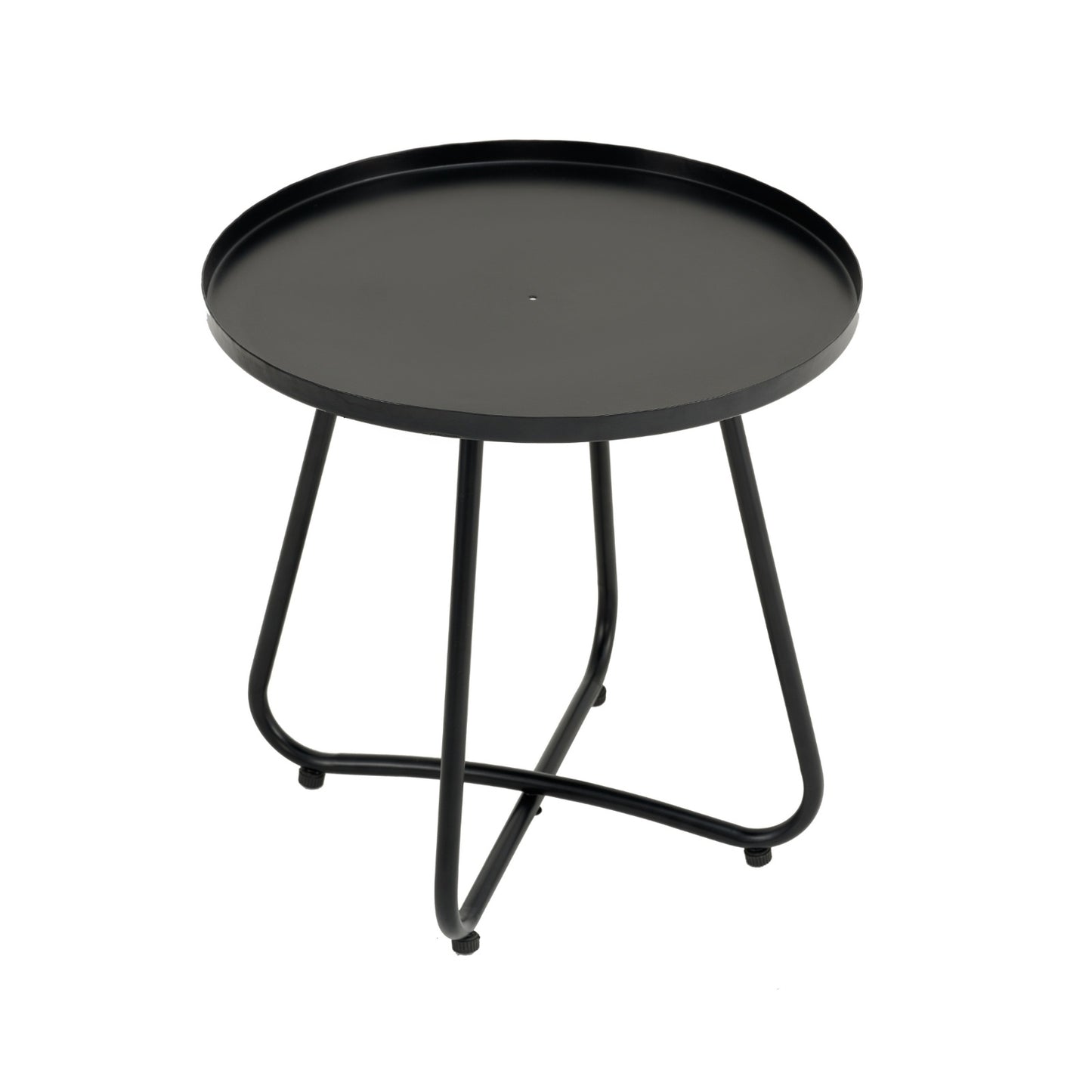 Black Brown Wicker 3-Piece Patio Set