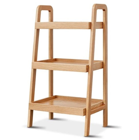 Yellow 31.5" Renter Friendly 4-Tier Storage Shelves