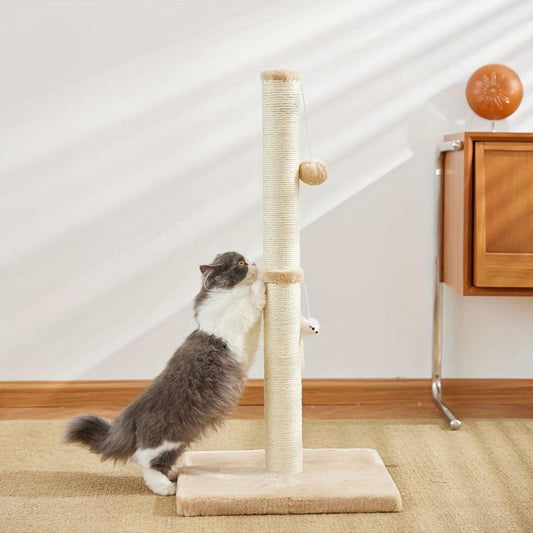 Cat Scratching Post with Hanging Ball & Stable Base