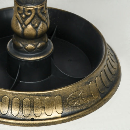 Bronze Antique 32-Inch Bird Bath with Planter