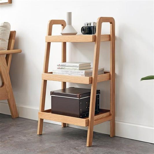Yellow 31.5" Renter Friendly 4-Tier Storage Shelves