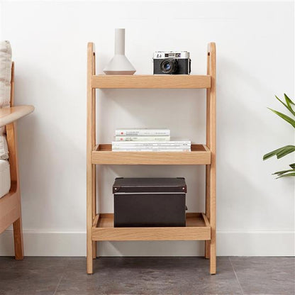 Yellow 31.5" Renter Friendly 4-Tier Storage Shelves